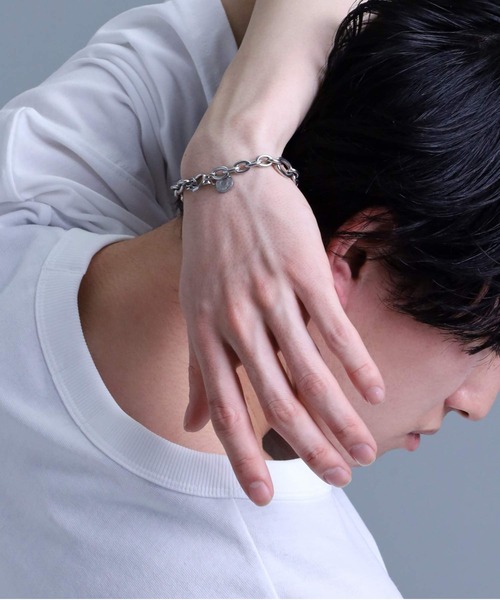LION HEART(ライオンハート)の「【限定展開】“LH-1”コンフォートチェーンブレスレット(アズキ)/サージカルステンレス(金属アレルギー対応)【LION HEART / ライオンハート】(ブレスレット・メンズ・シルバー・M/L)」の4枚目の写真