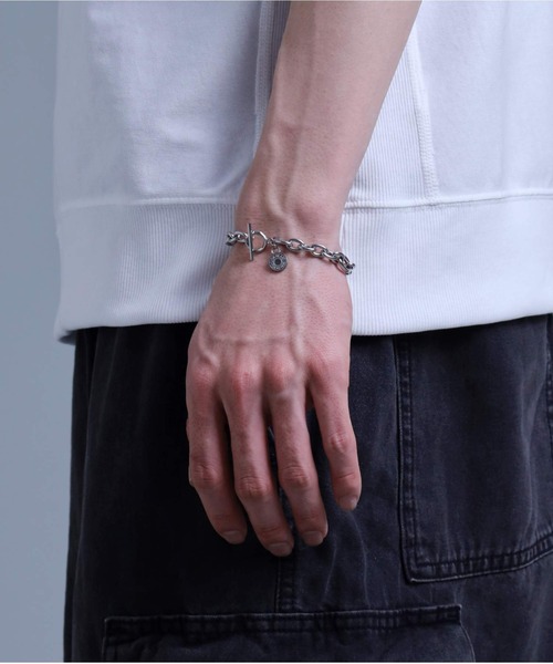 LION HEART(ライオンハート)の「【限定展開】“LH-1”コンフォートチェーンブレスレット(アズキ)/サージカルステンレス(金属アレルギー対応)【LION HEART / ライオンハート】(ブレスレット・メンズ・シルバー・M/L)」の6枚目の写真
