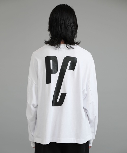 DELUXE（デラックス）の「PC LONG SLV.TEE（Tシャツ/カットソー・メンズ・ホワイト/ブラック・LARGE/X-LARGE/MEDIUM）」の15枚目の写真