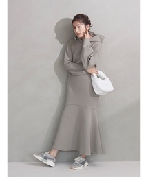 【emmi atelier】フーディーカットワンピース