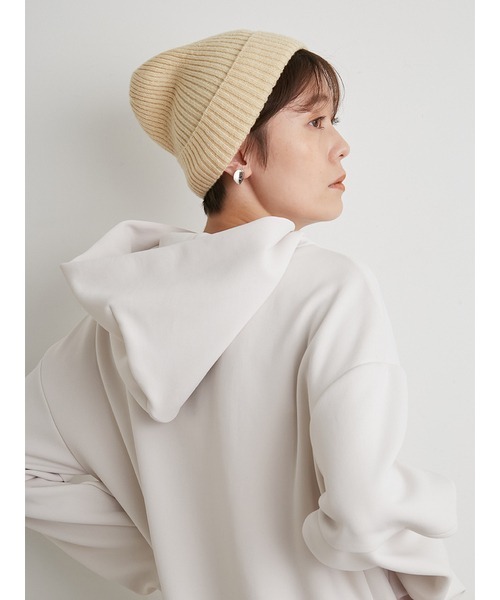 emmi(エミ)の「【emmi atelier】フーディーカットワンピース(ワンピース・レディース・オリーブ/アイボリー/ブラック/ネイビー/ライトベージュ・1/0)」の14枚目の写真