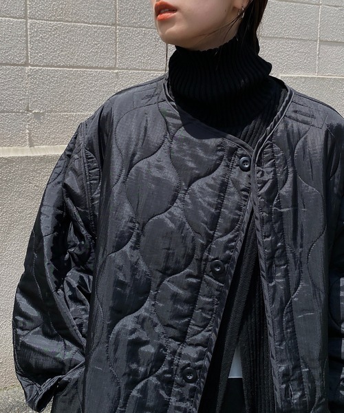 y/m by RIKA（イムバイリカ）の「M65ライナーキルトコート（その他アウター・レディース・ブラック/カーキ・FREE）」の17枚目の写真