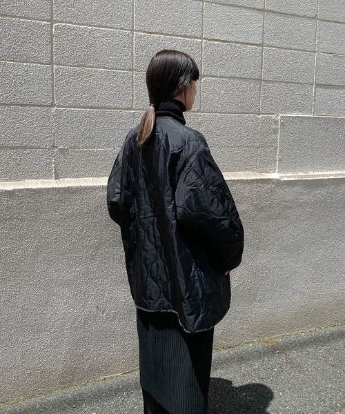 y/m by RIKA（イムバイリカ）の「M65ライナーキルトコート（その他アウター・レディース・ブラック/カーキ・FREE）」の20枚目の写真