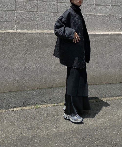 y/m by RIKA（イムバイリカ）の「M65ライナーキルトコート（その他アウター・レディース・ブラック/カーキ・FREE）」の3枚目の写真