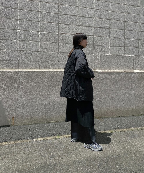 y/m by RIKA（イムバイリカ）の「M65ライナーキルトコート（その他アウター・レディース・ブラック/カーキ・FREE）」の4枚目の写真