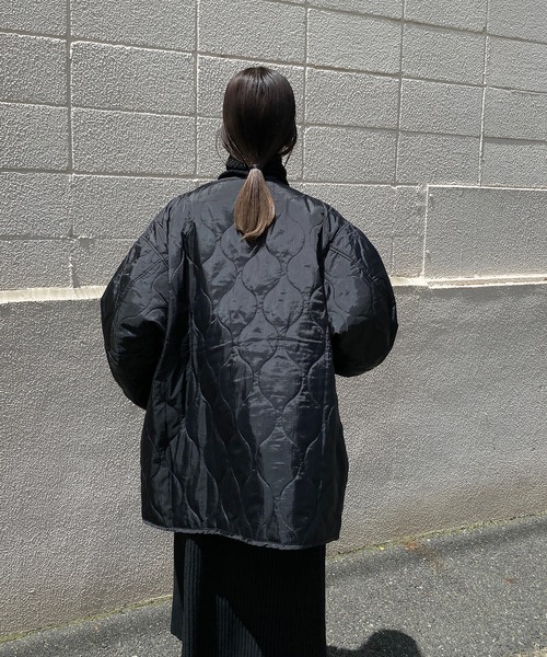 y/m by RIKA（イムバイリカ）の「M65ライナーキルトコート（その他アウター・レディース・ブラック/カーキ・FREE）」の5枚目の写真