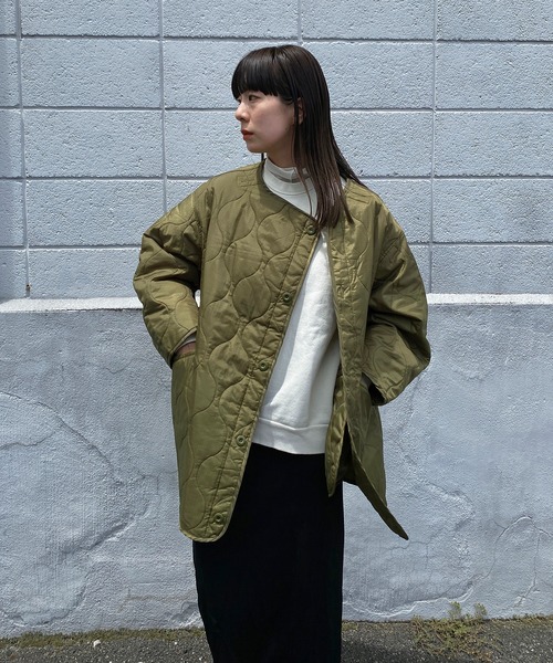 y/m by RIKA（イムバイリカ）の「M65ライナーキルトコート（その他アウター・レディース・ブラック/カーキ・FREE）」の8枚目の写真