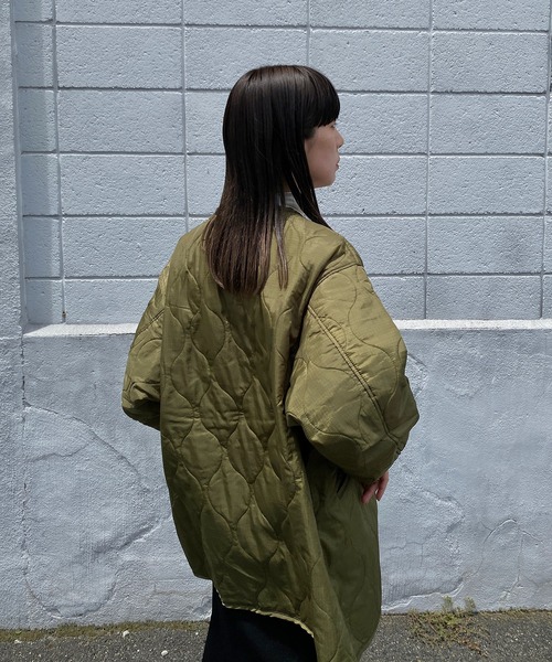 y/m by RIKA（イムバイリカ）の「M65ライナーキルトコート（その他アウター・レディース・ブラック/カーキ・FREE）」の10枚目の写真