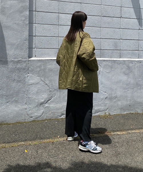 y/m by RIKA（イムバイリカ）の「M65ライナーキルトコート（その他アウター・レディース・ブラック/カーキ・FREE）」の13枚目の写真