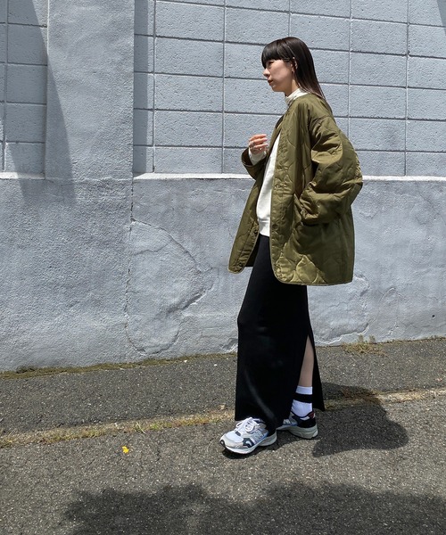 y/m by RIKA（イムバイリカ）の「M65ライナーキルトコート（その他アウター・レディース・ブラック/カーキ・FREE）」の16枚目の写真