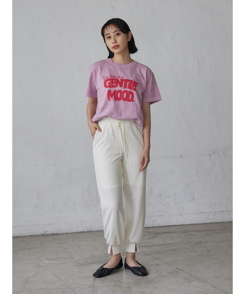 rem closet（レムクローゼット）の「ジョーゼットスリットジョガーパンツ（その他パンツ・レディース・オフホワイト・S/M）」の18枚目の写真