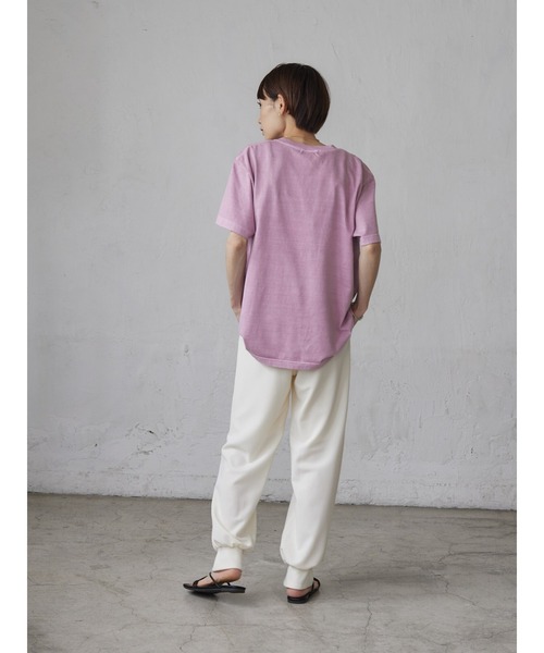 rem closet（レムクローゼット）の「ジョーゼットスリットジョガーパンツ（その他パンツ・レディース・オフホワイト・S/M）」の9枚目の写真