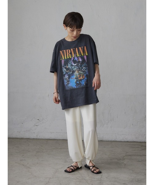 rem closet（レムクローゼット）の「ジョーゼットスリットジョガーパンツ（その他パンツ・レディース・オフホワイト・S/M）」の13枚目の写真