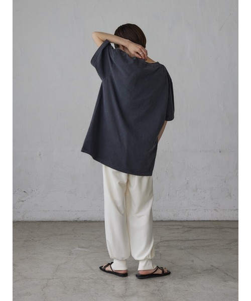 rem closet（レムクローゼット）の「ジョーゼットスリットジョガーパンツ（その他パンツ・レディース・オフホワイト・S/M）」の14枚目の写真