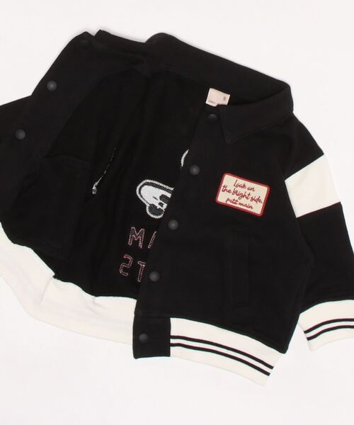 petit main（プティマイン）の「【PEANUTS】カットスタジャン（スタジャン・キッズ・ブラック/グリーン・90cm/80ｃｍ/100cm/110cm/130cm/120cm）」の3枚目の写真