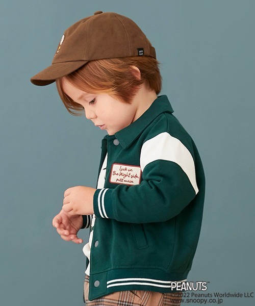 petit main（プティマイン）の「【PEANUTS】カットスタジャン（スタジャン・キッズ・ブラック/グリーン・90cm/80ｃｍ/100cm/110cm/130cm/120cm）」の19枚目の写真