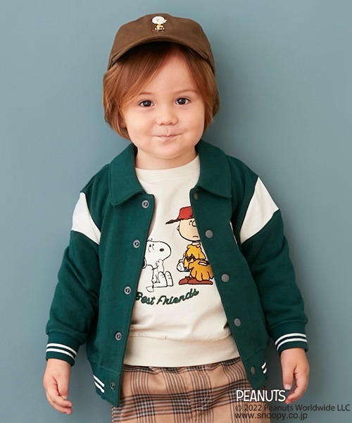 petit main（プティマイン）の「【PEANUTS】カットスタジャン（スタジャン・キッズ・ブラック/グリーン・90cm/80ｃｍ/100cm/110cm/130cm/120cm）」の18枚目の写真