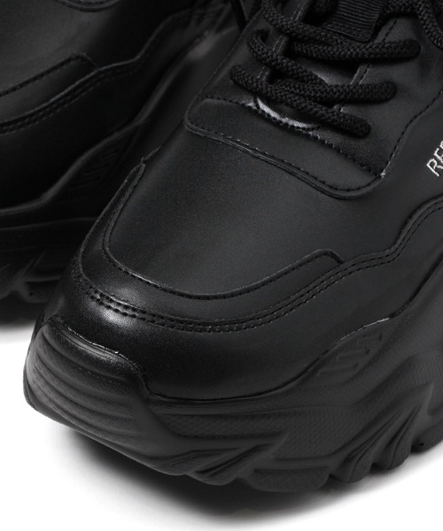 repipi armario（レピピ アルマリオ）の「ＰＵダッドスニーカー（スニーカー・キッズ・ブラック/ホワイト・SMALL/MEDIUM/LARGE）」の11枚目の写真