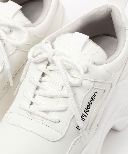 repipi armario（レピピ アルマリオ）の「ＰＵダッドスニーカー（スニーカー・キッズ・ブラック/ホワイト・SMALL/MEDIUM/LARGE）」の16枚目の写真