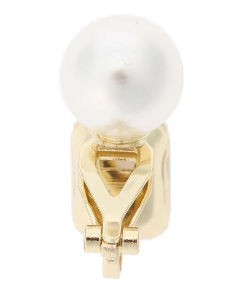 Te chichi（テチチ）の「ビジュー&パールリバーシブルイヤリング（ピアス（両耳用）・レディース・ブラウン/イエロー・ﾌﾘ-）」の7枚目の写真