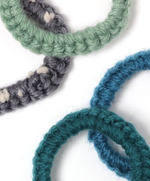 studio CLIP(スタディオクリップ)の「4SETカラーヤーンミニポニー(ヘアゴム・レディース・カーキ/ブルー/イエロー/ベージュ・FREE)」の7枚目の写真