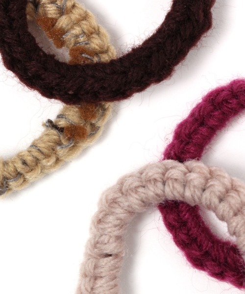 studio CLIP(スタディオクリップ)の「4SETカラーヤーンミニポニー(ヘアゴム・レディース・カーキ/ブルー/イエロー/ベージュ・FREE)」の5枚目の写真