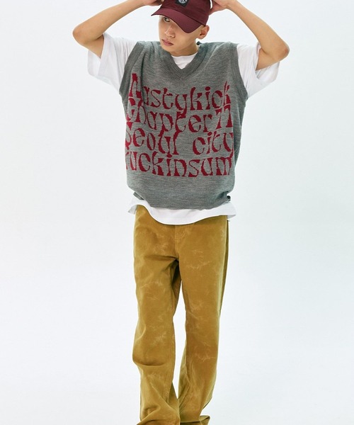 NASTY KICK(ナスティーキック)の「NASTYKICK/Kinsum VEST 2171049(ベスト・メンズ・ブラック/アイボリー/グレー・MEDIUM/LARGE)」の5枚目の写真
