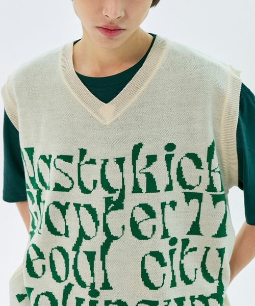 NASTY KICK(ナスティーキック)の「NASTYKICK/Kinsum VEST 2171049(ベスト・メンズ・ブラック/アイボリー/グレー・MEDIUM/LARGE)」の12枚目の写真
