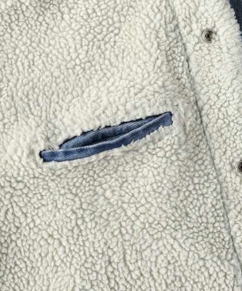 Levi's（リーバイス）の「【Levi's】シェルパジャケット（ブルゾン・メンズ・ダークインディゴブルー・S/M/L）」の7枚目の写真