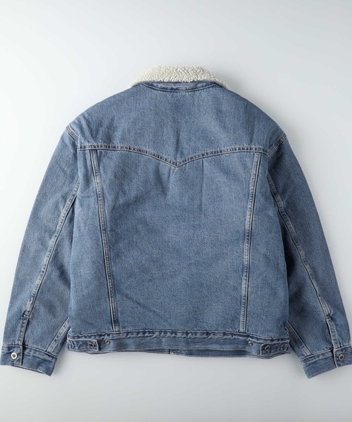 Levi's（リーバイス）の「【Levi's】シェルパジャケット（ブルゾン・メンズ・ダークインディゴブルー・S/M/L）」の4枚目の写真