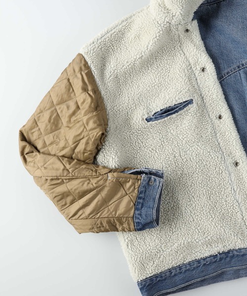 Levi's（リーバイス）の「【Levi's】シェルパジャケット（ブルゾン・メンズ・ダークインディゴブルー・S/M/L）」の9枚目の写真