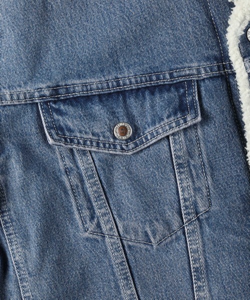 Levi's（リーバイス）の「【Levi's】シェルパジャケット（ブルゾン・メンズ・ダークインディゴブルー・S/M/L）」の10枚目の写真