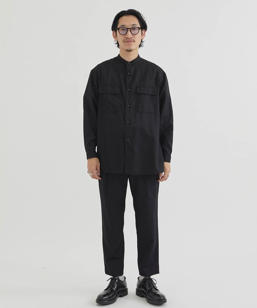 ほぼ新品L：21SSホワイトマウンテニアリング Shirt-黒/2_日本製 White Mountaineering/ホワイトマウンテニアリング/QOTSA SONGS