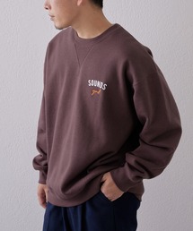 CIAOPANIC TYPY | □ワンポイント刺繍＆プリントスウェットプルオーバー(スウェット)