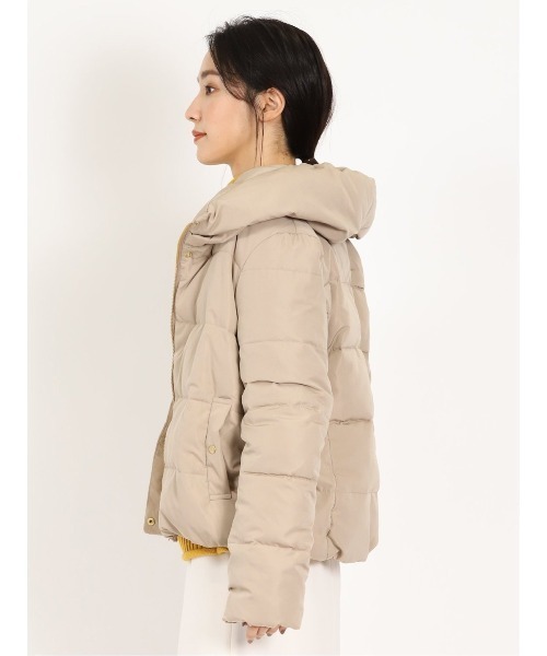 ☆m.f.editorial エムエフエディトリアルダウンコート.A-010黒 エムエフエディトリアルレディース&frasl;:Women スタンド