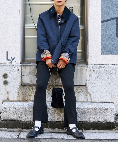 バブアー トランスポート ネイビー 36 フリークスストア FREAK'S STORE（フリークスストア）の「Barbour/バブアー 【国内