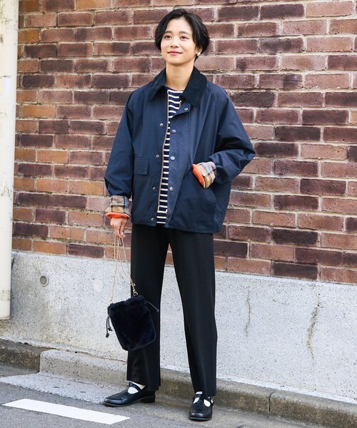 バブアー トランスポート ネイビー 36 フリークスストア FREAK'S STORE（フリークスストア）の「Barbour/バブアー 【国内