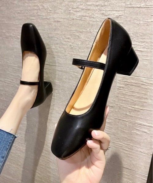 Burner(バーナー)の「【OKUOKU 0909】ローヒール パンプス oku-shoes-676354883155-36(パンプス・レディース・A/B・36/40/38)」の5枚目の写真