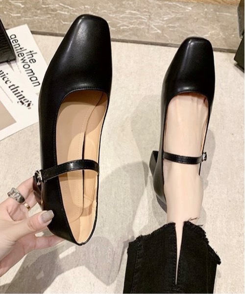 Burner(バーナー)の「【OKUOKU 0909】ローヒール パンプス oku-shoes-676354883155-36(パンプス・レディース・A/B・36/40/38)」の6枚目の写真