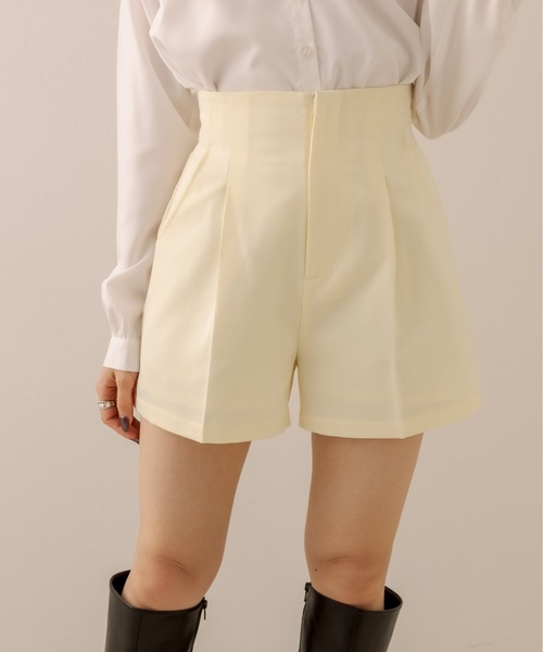 OLIVE des OLIVE(オリーブデオリーブ)の「超美脚ショートパンツ(その他パンツ・レディース・ブラック/チェック/アイボリー・FREE)」の1枚目の写真