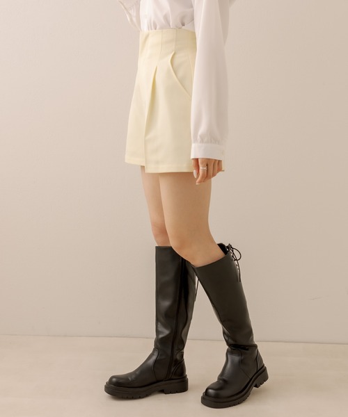 OLIVE des OLIVE(オリーブデオリーブ)の「超美脚ショートパンツ(その他パンツ・レディース・ブラック/チェック/アイボリー・FREE)」の10枚目の写真