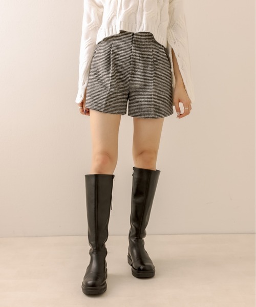 OLIVE des OLIVE(オリーブデオリーブ)の「超美脚ショートパンツ(その他パンツ・レディース・ブラック/チェック/アイボリー・FREE)」の20枚目の写真