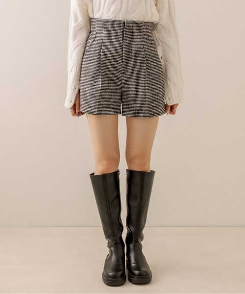 OLIVE des OLIVE(オリーブデオリーブ)の「超美脚ショートパンツ(その他パンツ・レディース・ブラック/チェック/アイボリー・FREE)」の12枚目の写真