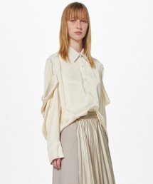 LE CIEL BLEU | ドレープスリーブシャツ / Drape Sleeve Shirt(シャツ/ブラウス)