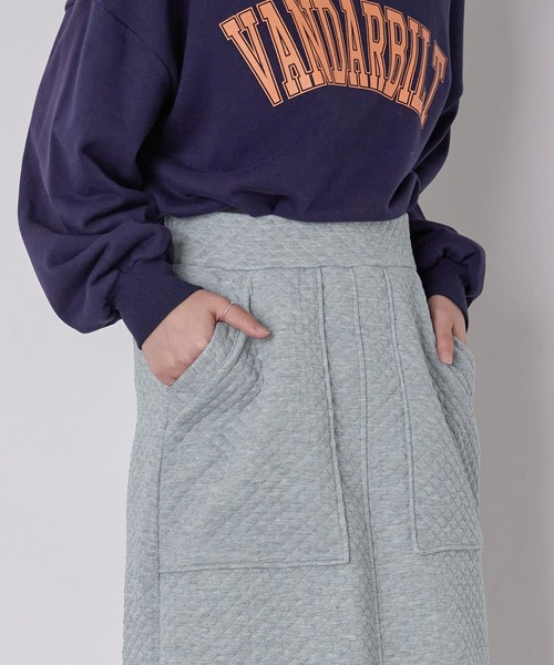 Fashion Letter(ファッションレター)の「ジャガードキルト フロントスリットタイトスカート(スカート・レディース・ブラック/グレー/ブラウン・M)」の8枚目の写真