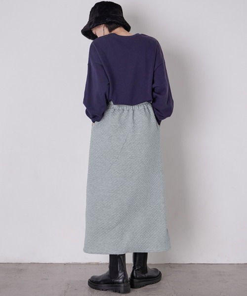 Fashion Letter(ファッションレター)の「ジャガードキルト フロントスリットタイトスカート(スカート・レディース・ブラック/グレー/ブラウン・M)」の13枚目の写真