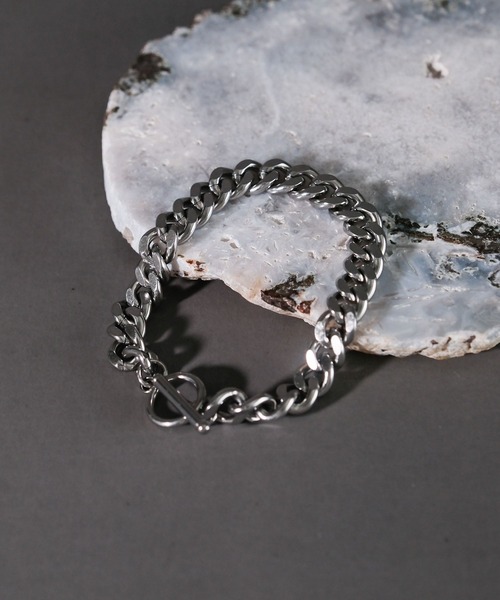 RAGEBLUE(レイジブルー)の「ステンレスデザインチェーンブレスレット(ブレスレット・メンズ・シルバー系その他2/シルバー系その他3/シルバー系その他/シルバー系その他4/その他6/その他5/その他13/その他11/その他7・ONE SIZE/FREE)」の2枚目の写真