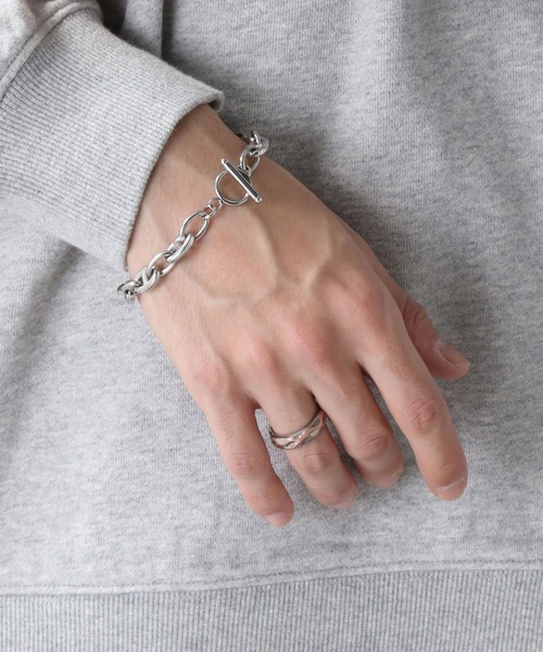 RAGEBLUE(レイジブルー)の「ステンレスデザインチェーンブレスレット(ブレスレット・メンズ・シルバー系その他2/シルバー系その他3/シルバー系その他/シルバー系その他4/その他6/その他5/その他13/その他11/その他7・ONE SIZE/FREE)」の12枚目の写真