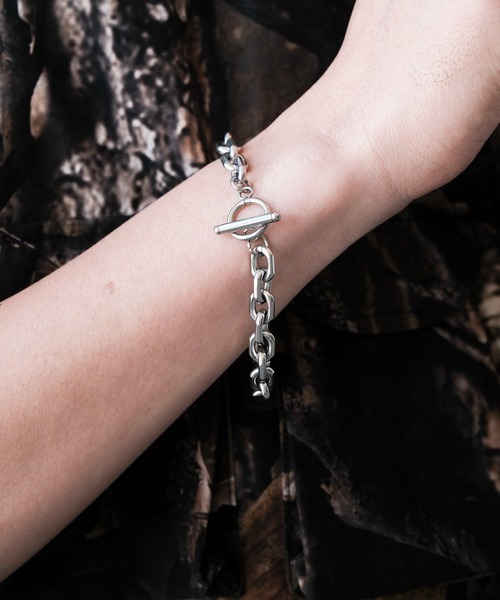 RAGEBLUE(レイジブルー)の「ステンレスデザインチェーンブレスレット(ブレスレット・メンズ・シルバー系その他2/シルバー系その他3/シルバー系その他/シルバー系その他4/その他6/その他5/その他13/その他11/その他7・ONE SIZE/FREE)」の19枚目の写真