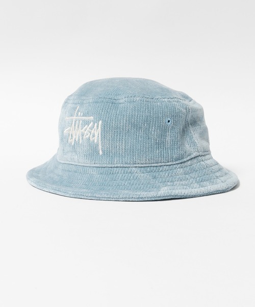 STUSSY(ステューシー)の「STUSSY/ステューシー CHENILLE BIG BASIC BUCKET HAT バケットハット(ハット・メンズ・ブラック/ライトブルー/オレンジ・S/M/L/XL)」の7枚目の写真